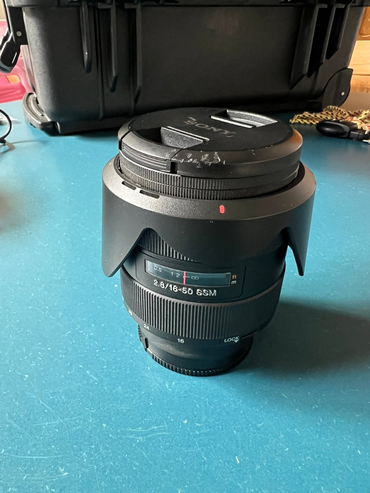 Sony lens 2.8/16-50 SSM, Ophalen, Zo goed als nieuw, Standaardlens