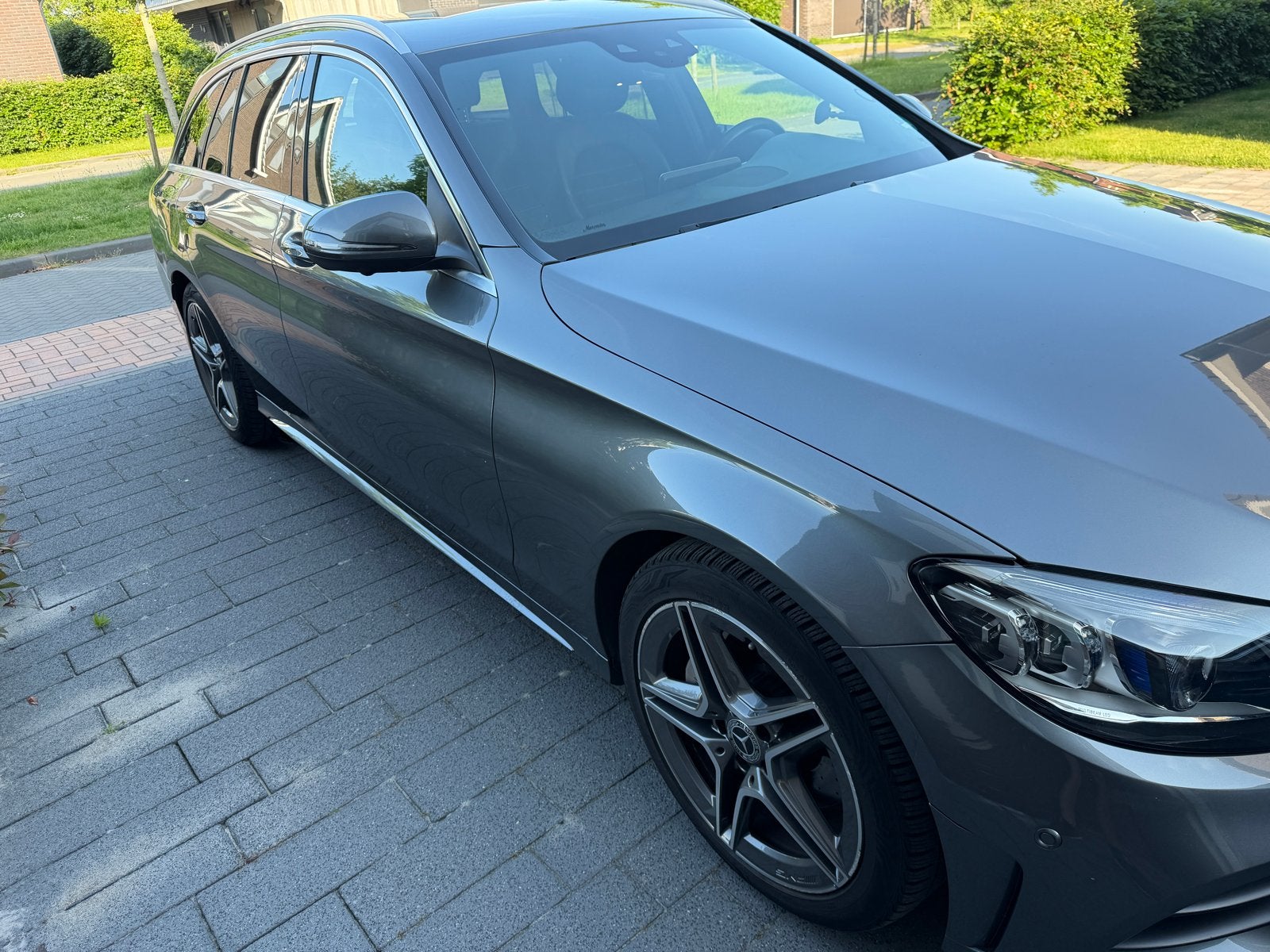Mercedes-Benz C-Klasse C180 156pk 9G-TRONIC 2021 Grijs AMG, Auto's, Mercedes-Benz, Particulier, C-Klasse, Benzine, C, Stationwagon