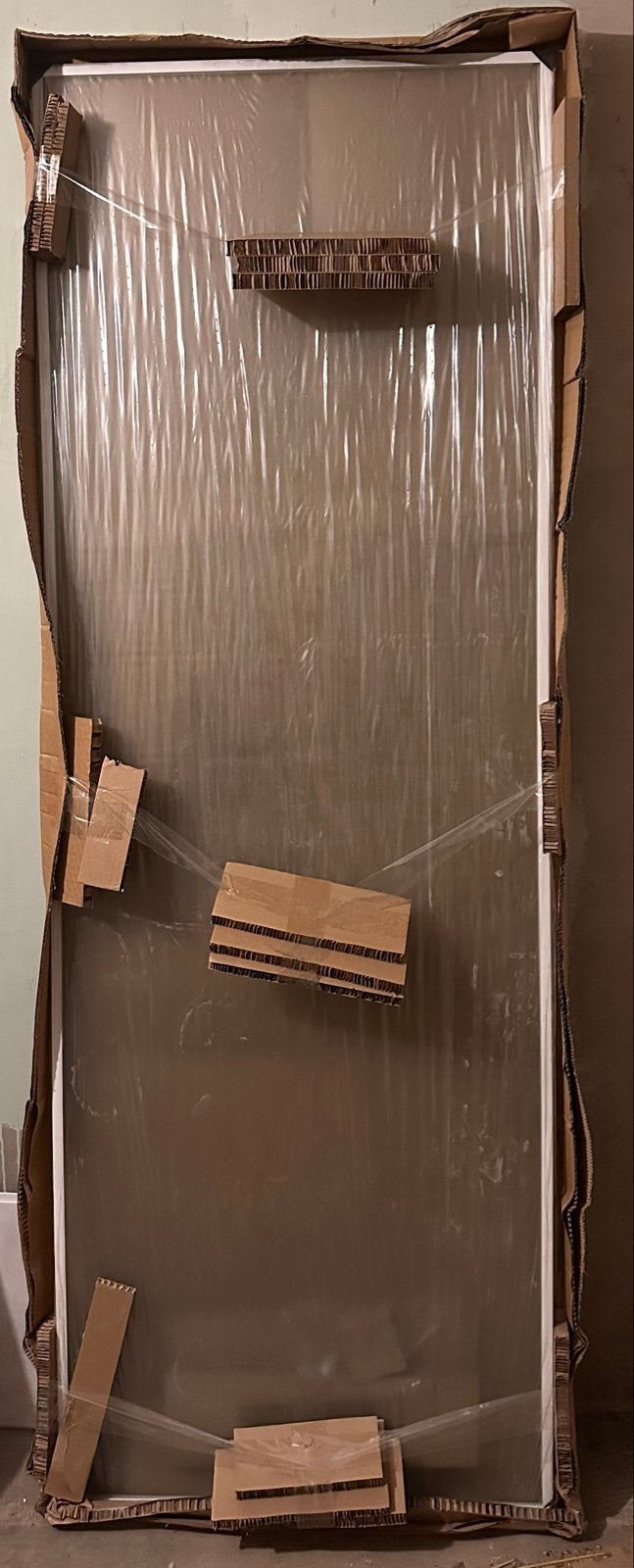 Nieuwe Douchewand 210x70cm - Ongeopend in doos, Ophalen, Nieuw, Glas, Douche
