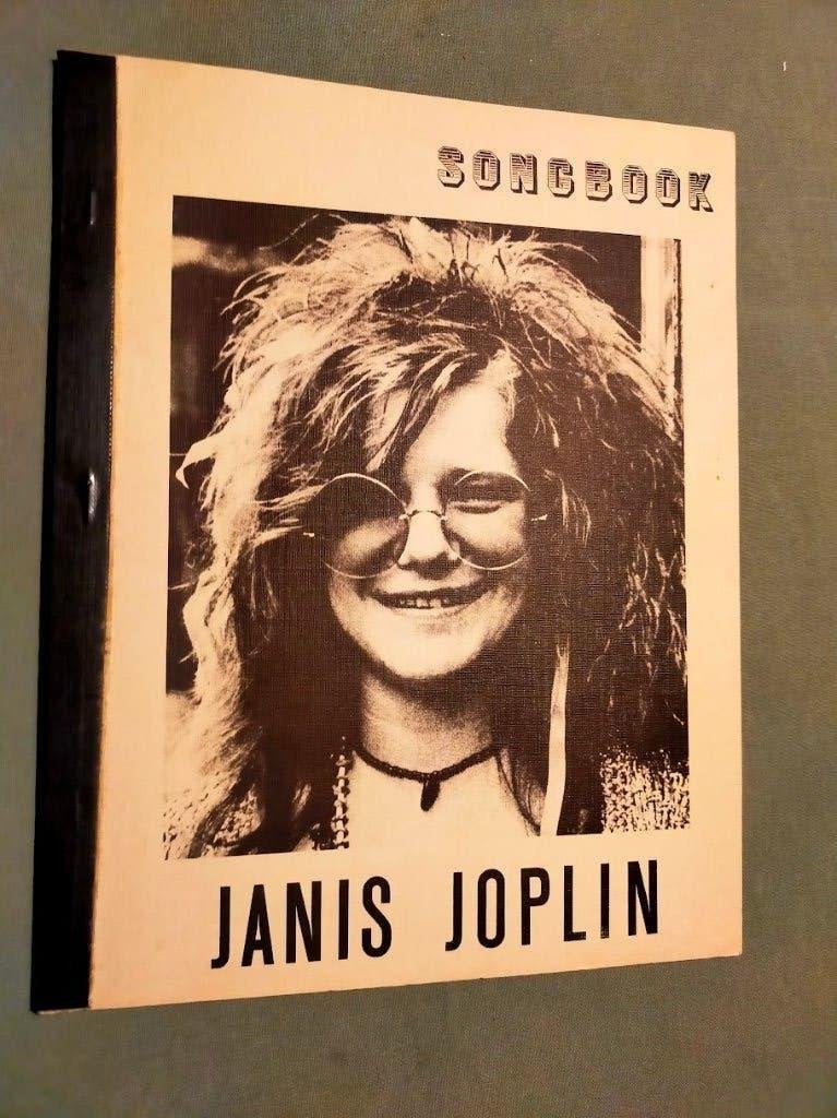 Janis Joplin - Songbook (1978), z/w foto - zeer goede staat, Ophalen of Verzenden, Zo goed als nieuw, Artiest