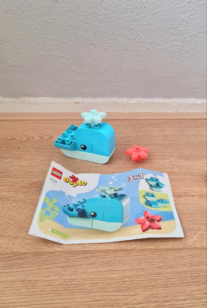 LEGO Duplo Walvis - 30648, Ophalen of Verzenden, Zo goed als nieuw, Complete set, Duplo