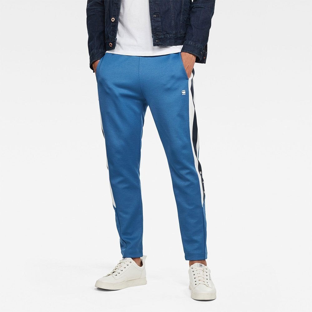 G-Star gstar side stripe sweat pant broek blauw mt XL 41765, Blauw, ., Maat 56/58 (XL), G-Star