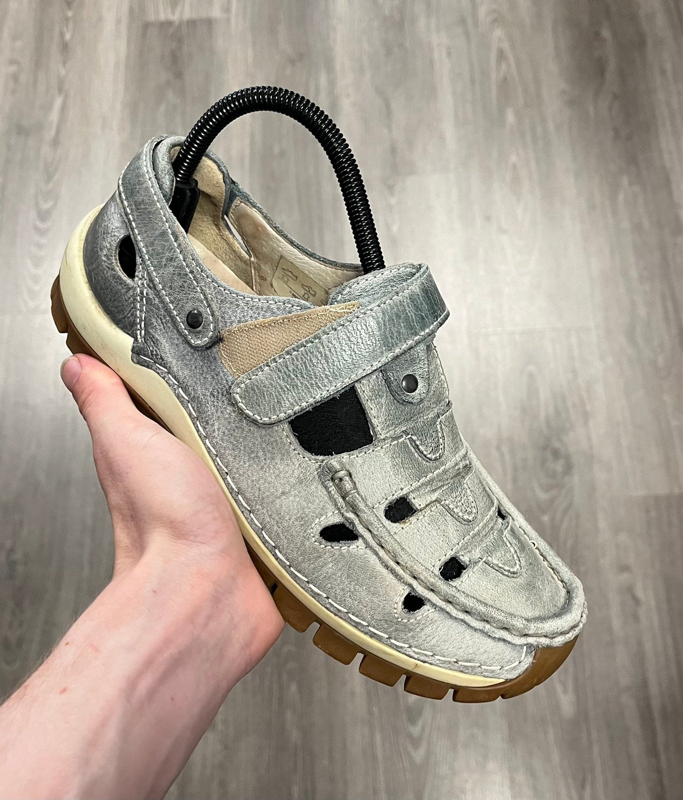 Wolky Move wandel sandalen leder - Maat 39, Kleding | Dames, Schoenen, Ophalen of Verzenden, Zo goed als nieuw, Wandelschoenen