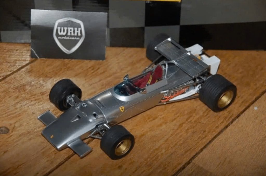 1:18 FERRARI 312 B F1 ALUMINIUM EXOTO 97068 in box WRH, Verzenden, Zo goed als nieuw, Auto, Overige merken