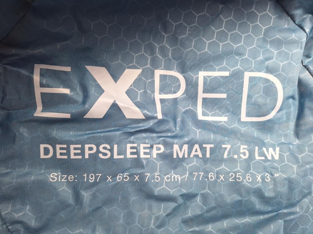 Exped deepsleep mat 7.5 LW enkele dagen gebruikt, Ophalen of Verzenden, Zo goed als nieuw