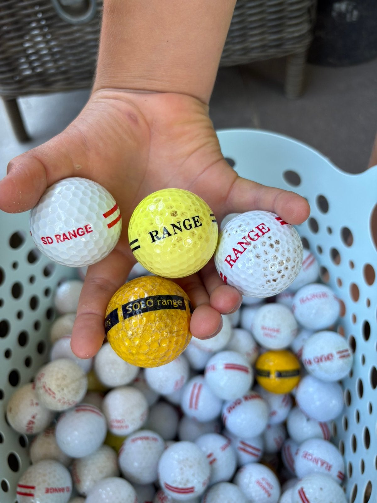 Range golfballen, Ophalen, Zo goed als nieuw, Bal(len)