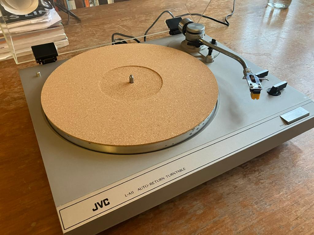 Kurk Draaitafelmat *Visual Tuning* Cork Turntable Mat, Ophalen of Verzenden, Zo goed als nieuw, Platenspeler-onderdeel, Overige merken