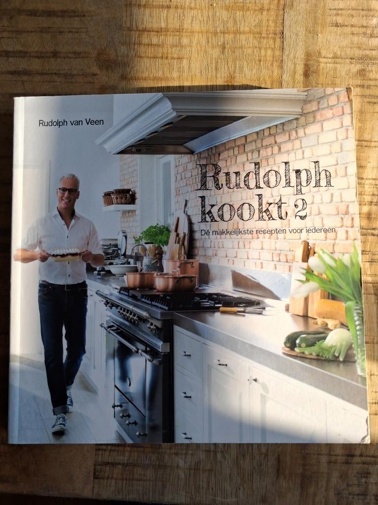Rudolph kookt 2: De makkelijkste recepten voor iedereen, Boeken, Ophalen of Verzenden, Zo goed als nieuw, Rudolph van Veen, Hoofdgerechten