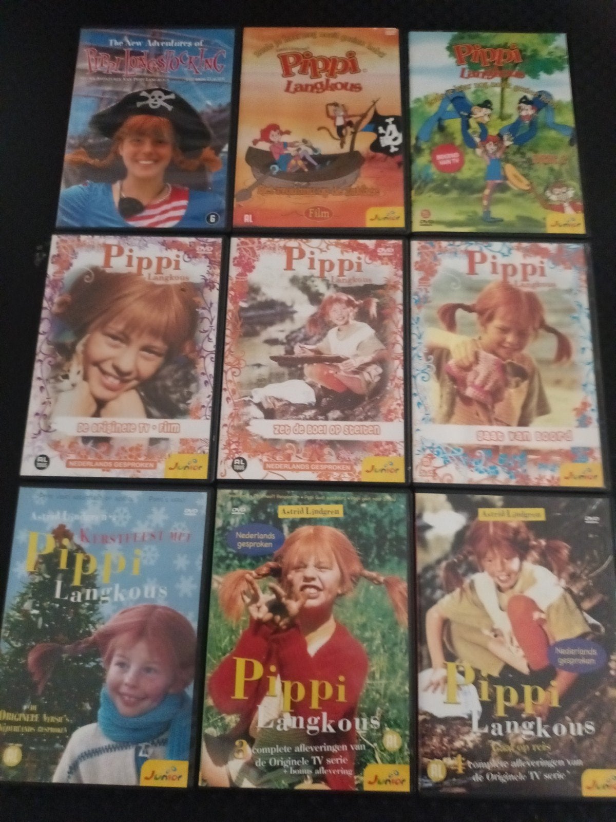dvd pakket Pippi Langkous, Alle leeftijden, Verzenden, Zo goed als nieuw