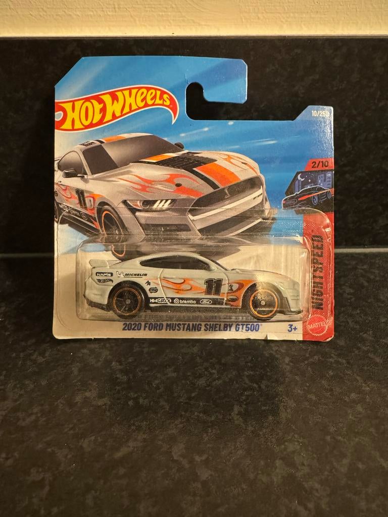 Hot Wheels 2020 Ford Mustang Shelby GT500 Nightburnerz, Ophalen of Verzenden, Zo goed als nieuw