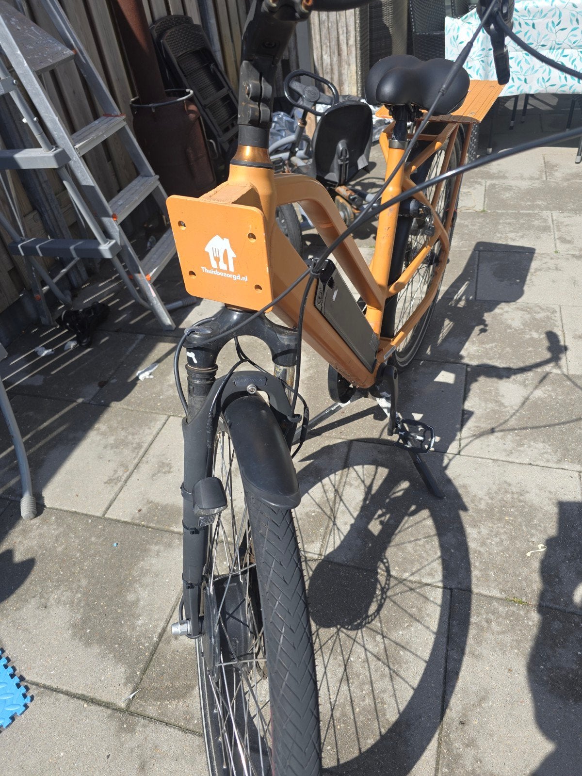 Thuisbezorgd E-bike - Elektrische fiets, Fietsen en Brommers, Elektrische fietsen, Gebruikt, 51 tot 55 cm, 30 tot 50 km per accu