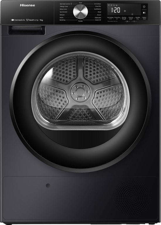 Hisense warmtepompdroger 3S Serie DH3S902BB3 - Zwart