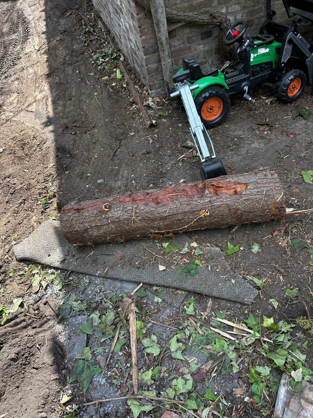 Haardhout stammen 1 meter - 10 stuks, Tuin en Terras, Haardhout, Minder dan 3 m³, Ophalen, Overige houtsoorten, Stammen