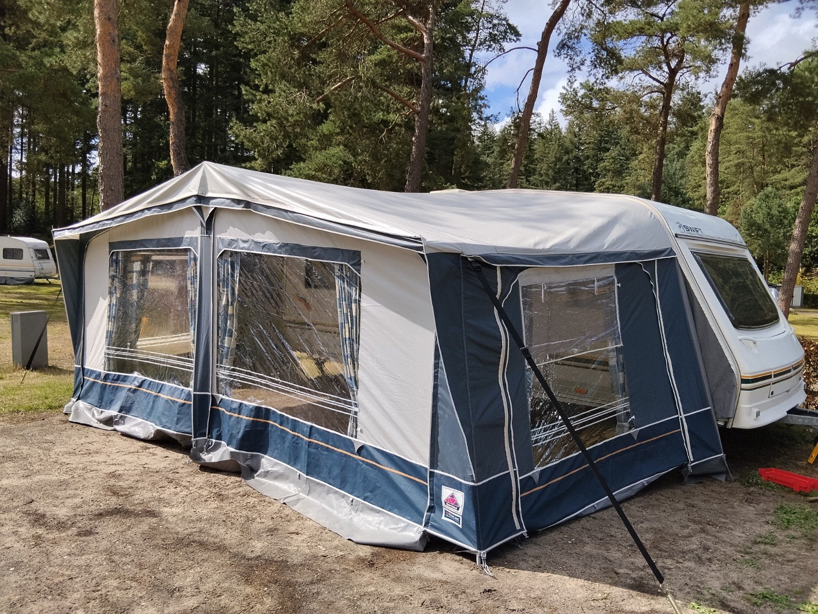 Dorema voortent maat 13 (950-975 cm), Caravans en Kamperen, Ophalen, Gebruikt, Dorema