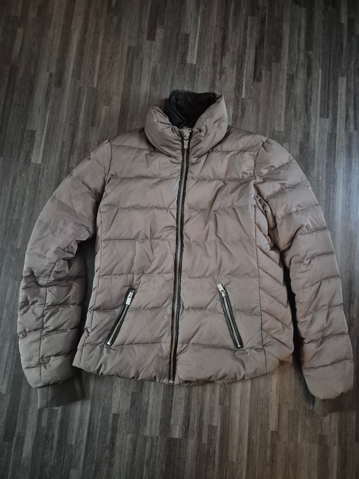 Maison Scotch gewatteerde jas maat 2 (M), Maat 38/40 (M), Bruin, Verzenden, Maison Scotch