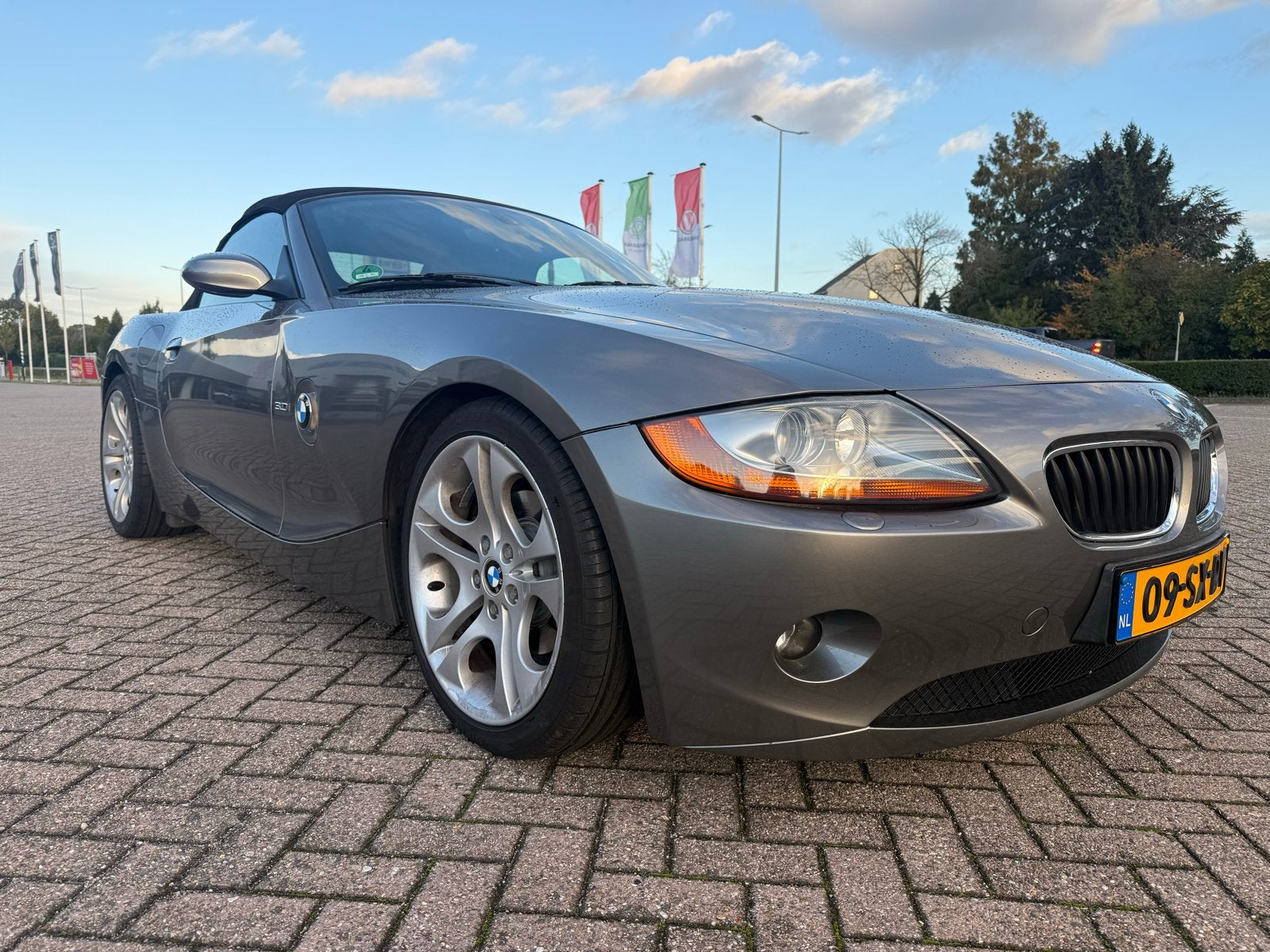 BMW Z4 3.0 I Roadster 2003 Grijs, Achterwielaandrijving, Zwart, Cabriolet, Handgeschakeld