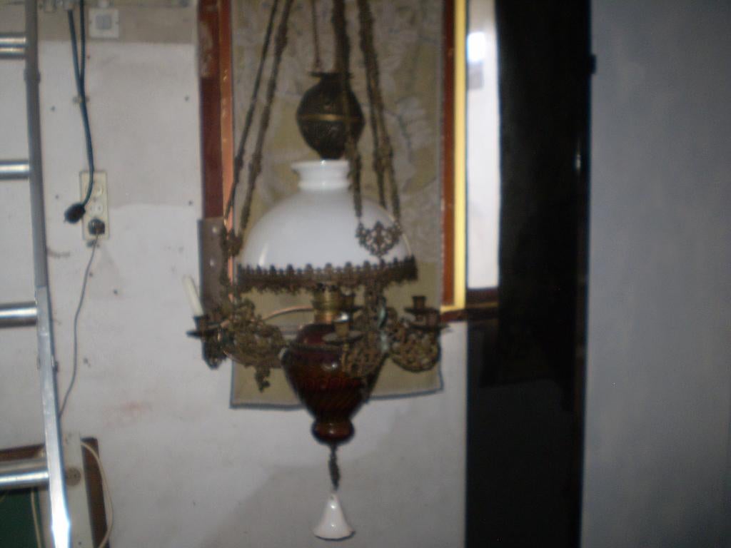 Petroleumlamp, Ophalen