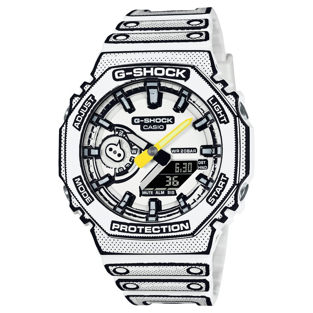 Casio G-Shock GA-2100MNG-7AER Limited Edition Nieuw in doos, Casio, Kunststof, Polshorloge, Nieuw