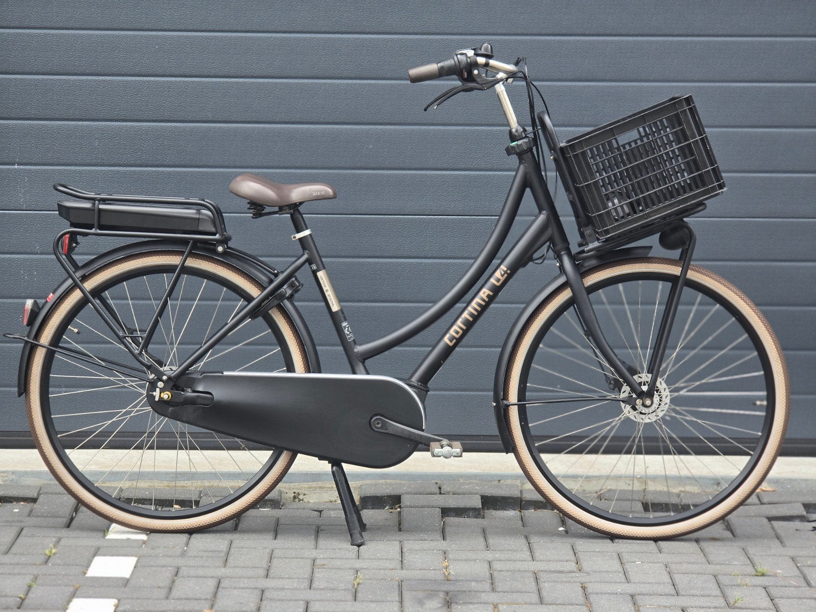 Mooie Cortina u4 Elektrische fiets, 2 zitjes, 53 tot 56 cm, ., Zo goed als nieuw