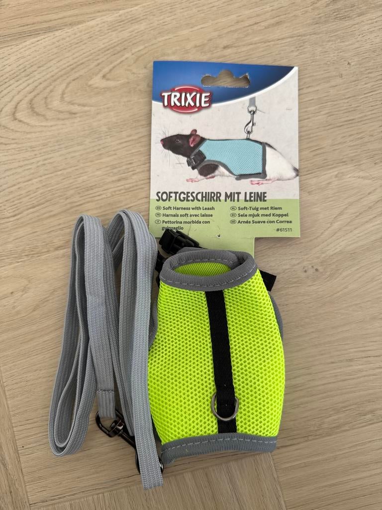 Trixie Soft-Tuig met Riem voor kleine huisdieren, Ophalen of Verzenden, Nieuw, Geel, Overige typen