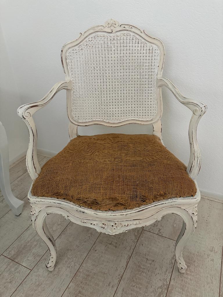 Brocante shabby stoeltje, Antiek en Kunst, Curiosa en Brocante, Ophalen