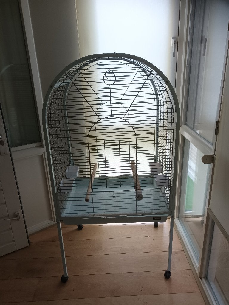 vogel kooi, Dieren en Toebehoren, Ophalen, Gebruikt, Metaal, Vogelkooi