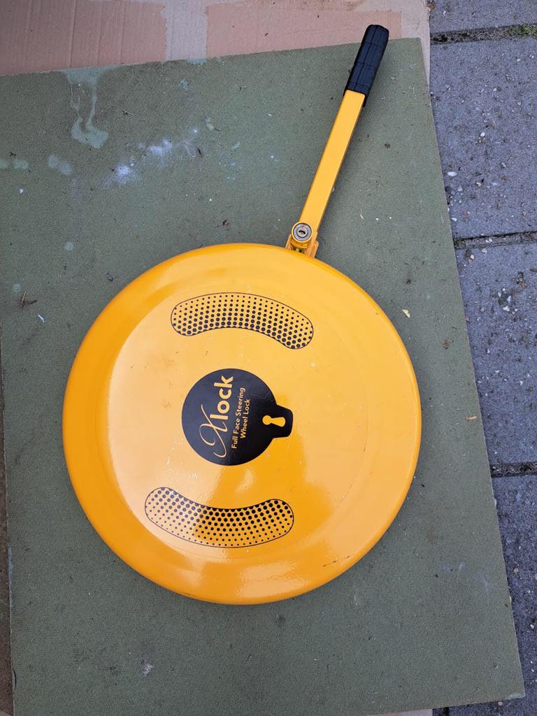 XLoc Stuurslot ca 41 cm compleet, Auto diversen, Auto-accessoires, Ophalen, Zo goed als nieuw