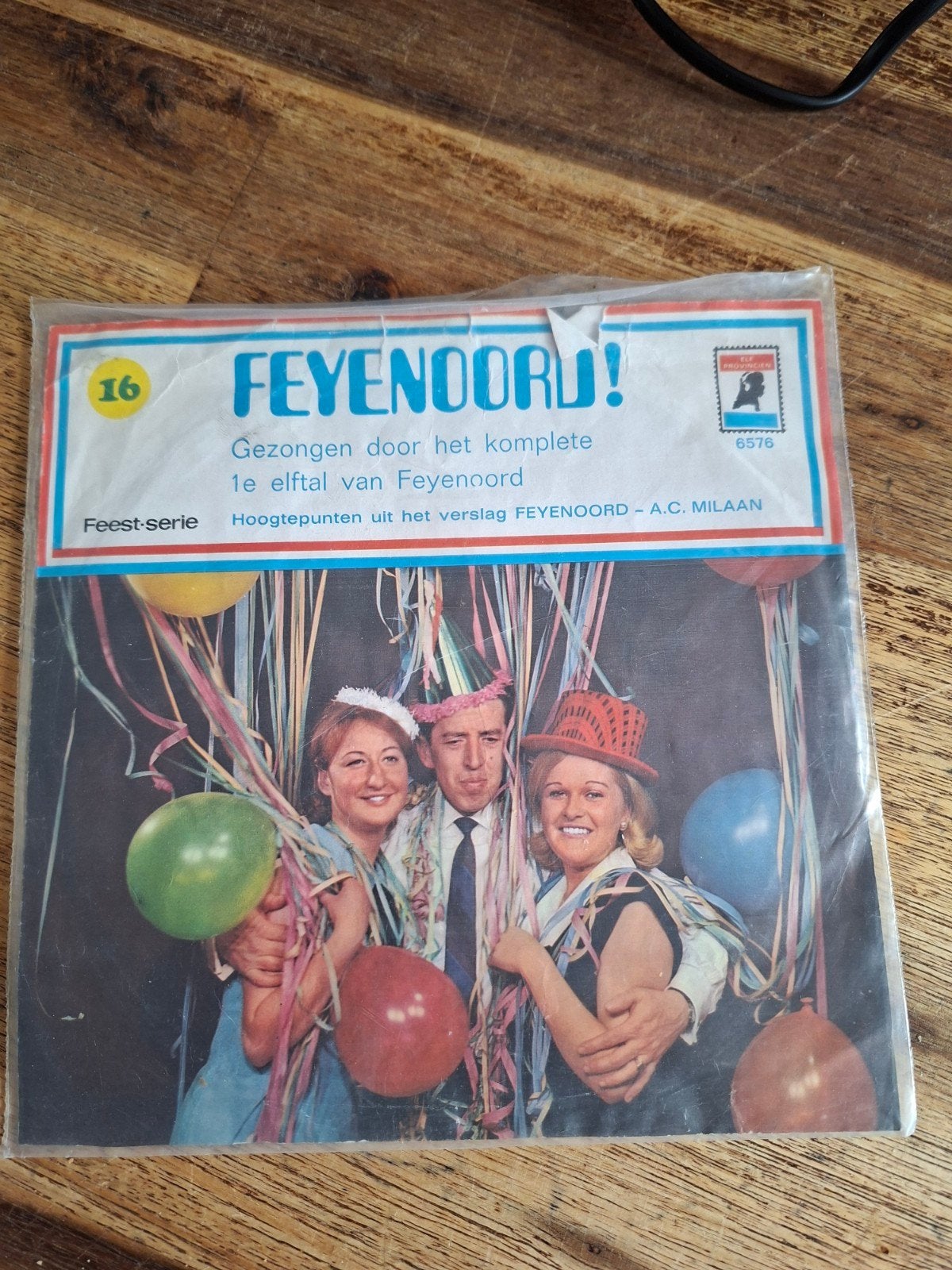 Feijenoord single, Cd's en Dvd's, Vinyl Singles, Ophalen of Verzenden, Gebruikt, Pop