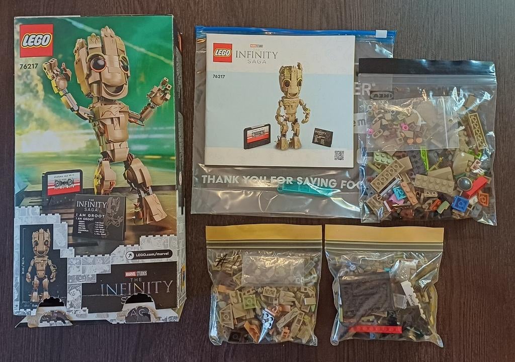 LEGO Marvel 76217 I am Groot - Complete Set, Kinderen en Baby's, Speelgoed | Duplo en Lego, Zo goed als nieuw, Lego, Complete set