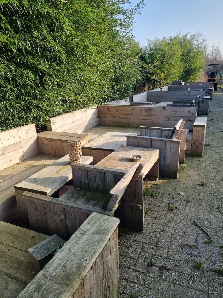 Steigerhouten meubels, Ophalen of Verzenden, Gebruikt, Steigerhout