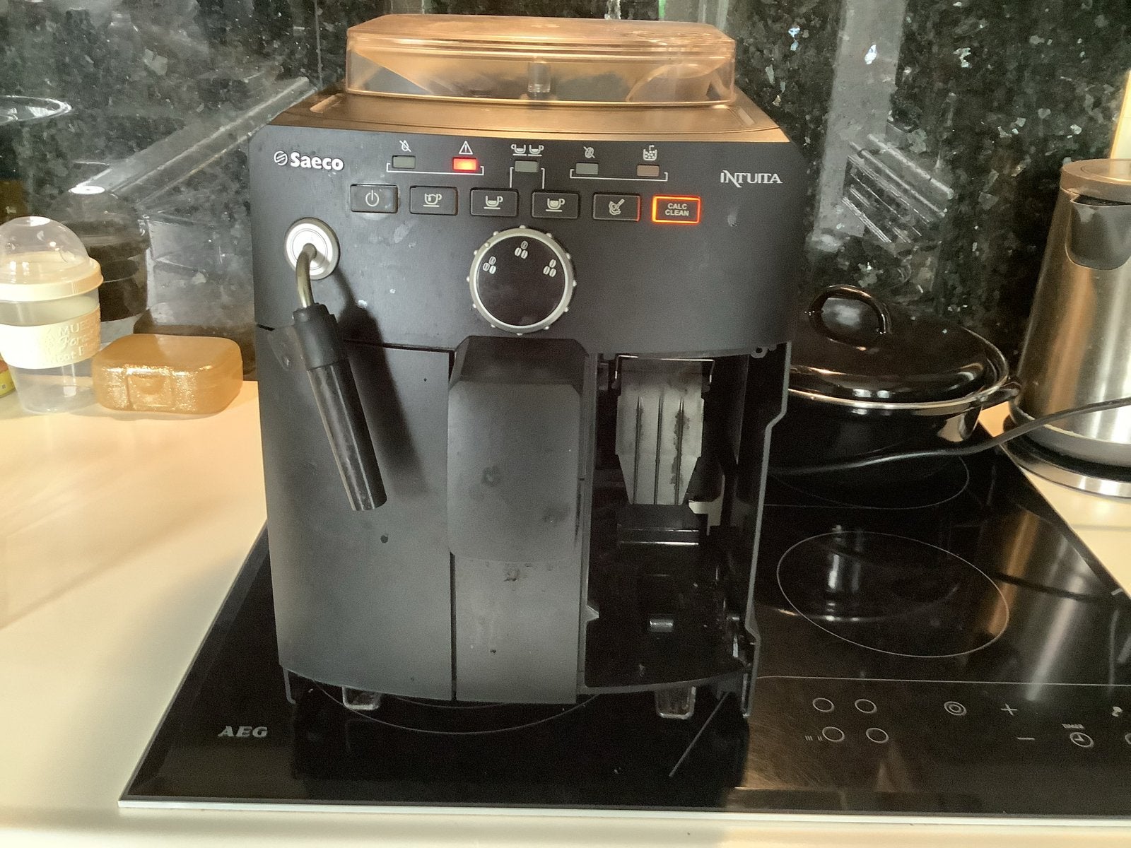 Saeco Intuita koffiemachine - voor onderdelen/reparatie, Stoompijpje, Koffiemachine, Niet werkend, Koffiebonen