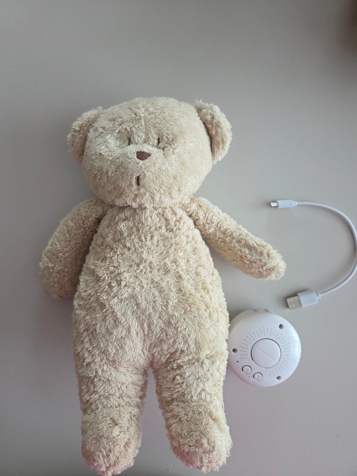 Moonie bear met geluid en licht - Zo goed als nieuw, Beer, Met licht, Ophalen of Verzenden, Zo goed als nieuw