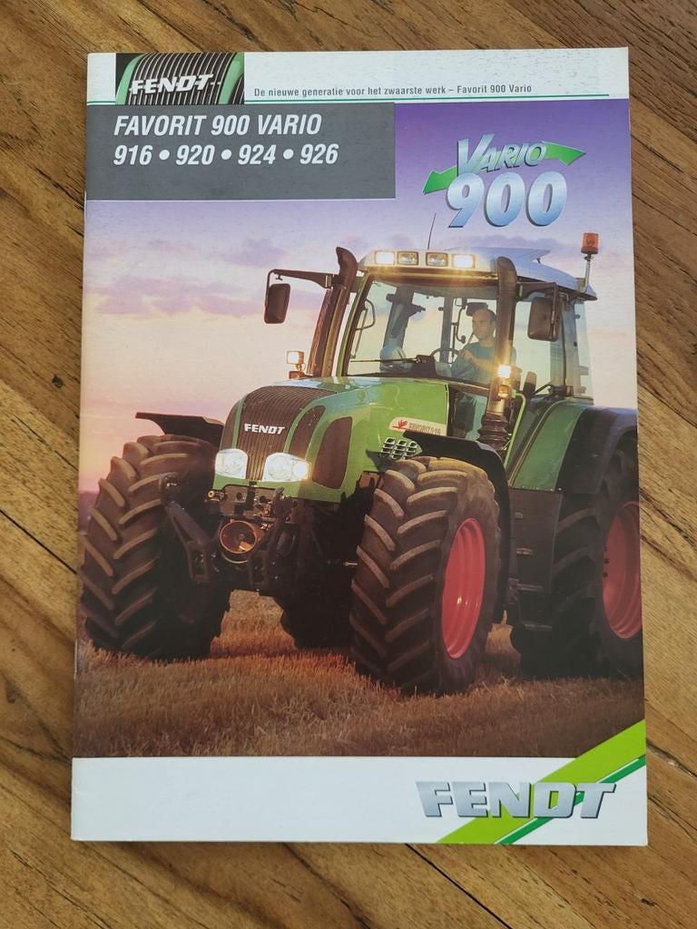 tractor folder Fendt Favorit 900 Vario, Boeken, Catalogussen en Folders, Ophalen of Verzenden