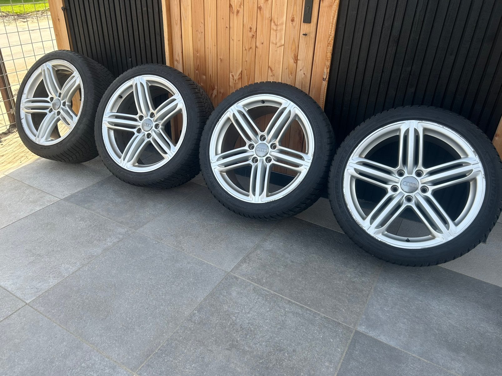 Originele 21 inch Audi Q7 4L Peeler velgen met winterbanden️, Ophalen, 295 mm, Banden en Velgen, 21 inch
