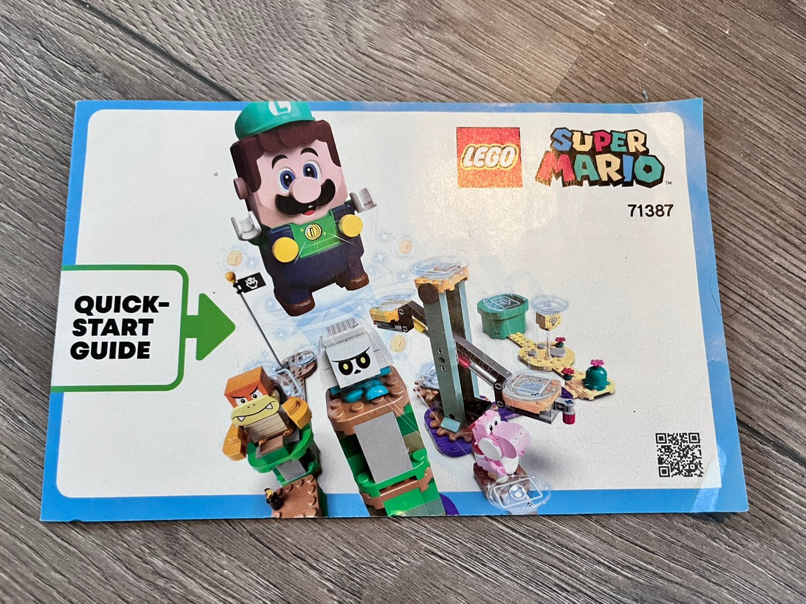 Super Mario Lego 71387 starterset Luigi, Ophalen of Verzenden, Zo goed als nieuw