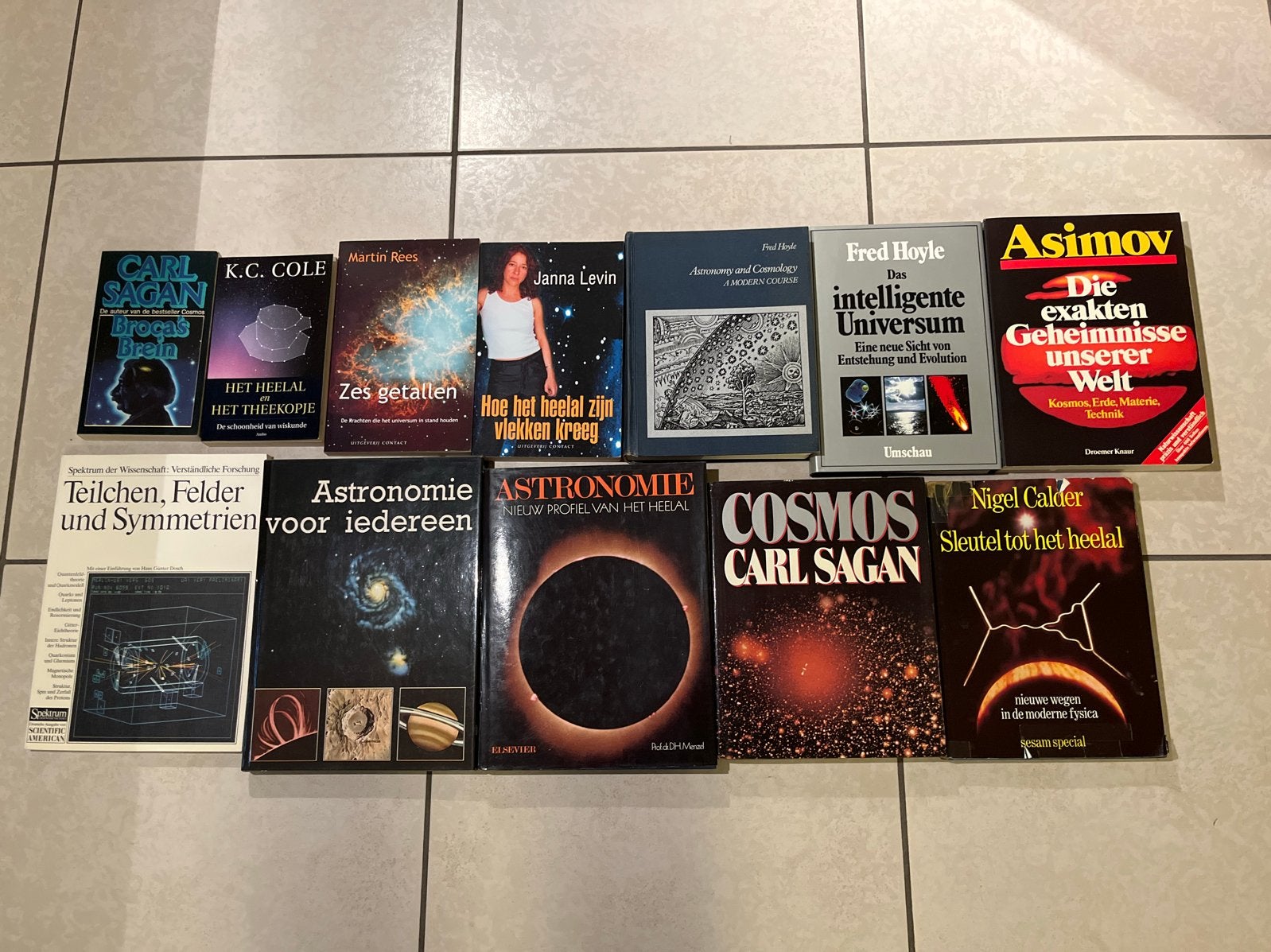 Collectie wetenschappelijke boeken (astronomie, fysica), Boeken, Ophalen of Verzenden, Gelezen, Natuurwetenschap