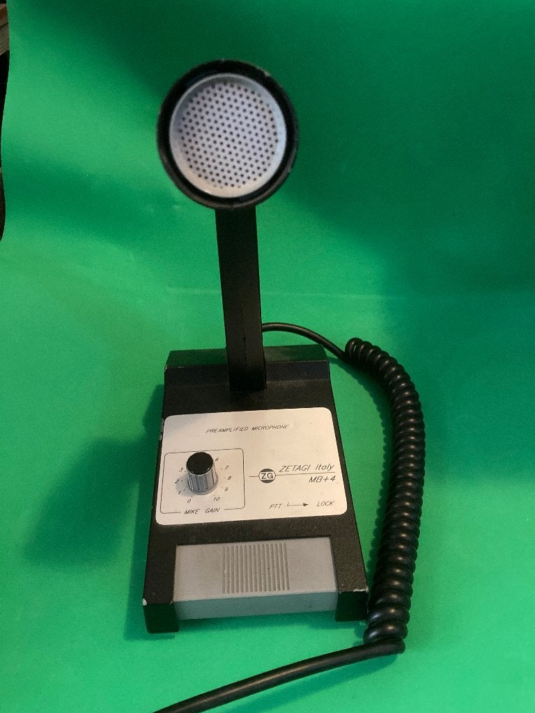 zetagi mb 4 tafel microfoon, Ophalen of Verzenden, Zo goed als nieuw, Zender
