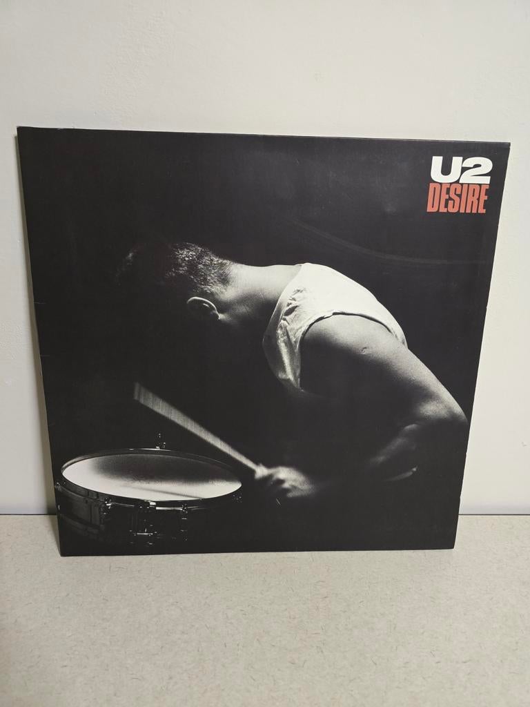 U2 - Desire Maxi-Single 12 inch gatefold, Ophalen of Verzenden, Zo goed als nieuw, 12 inch