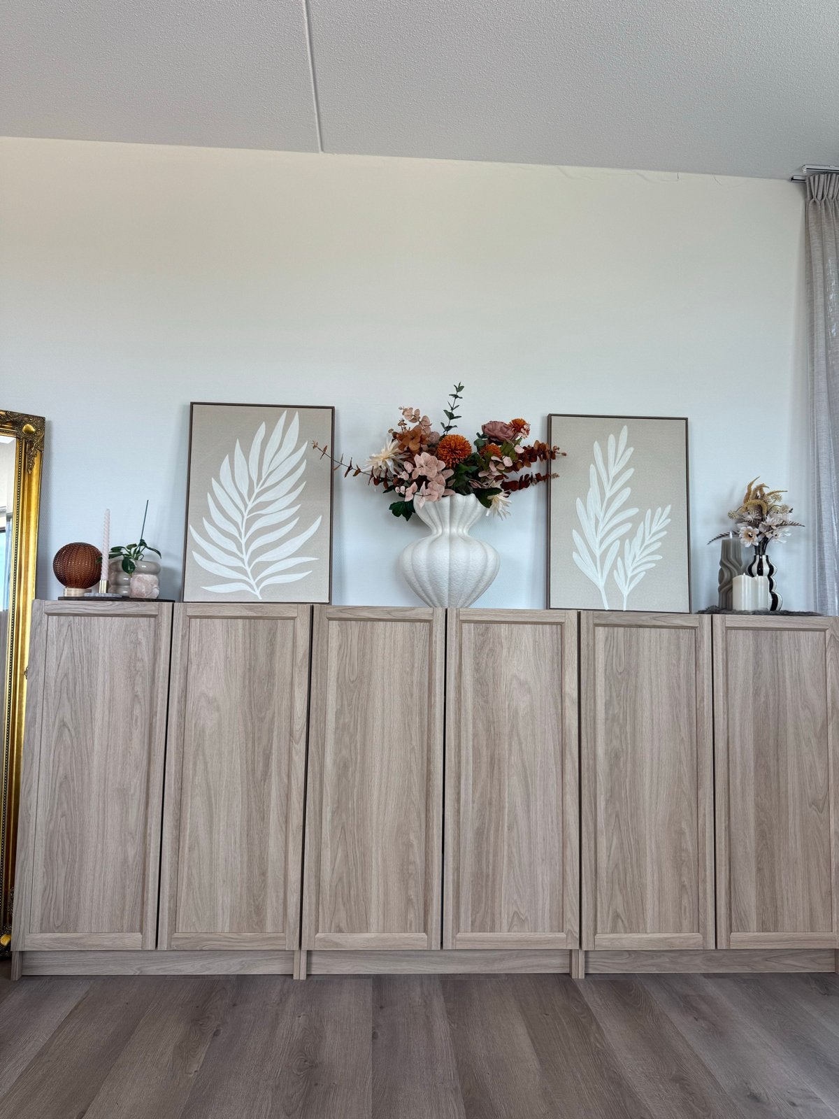3 x Ikea billy oxberg kasten eikenkleur 80x30x106, Ophalen, 100 tot 150 cm, Zo goed als nieuw, 200 cm of meer