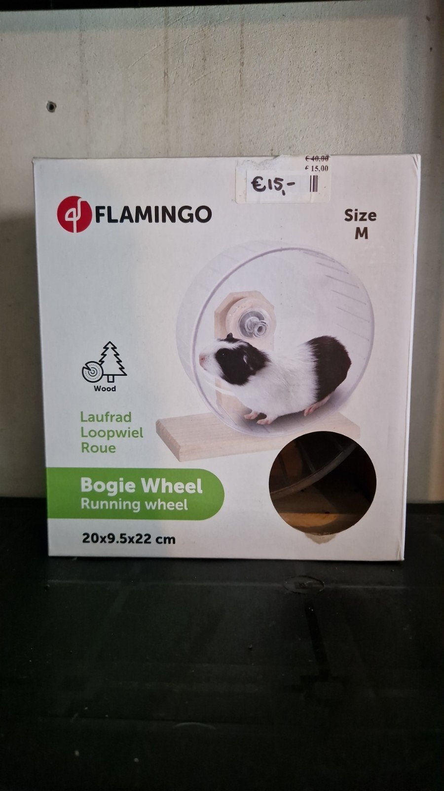 Loopwiel rad Flamingo M kleine knaagdieren hamsters muizen, Ophalen of Verzenden, Nieuw