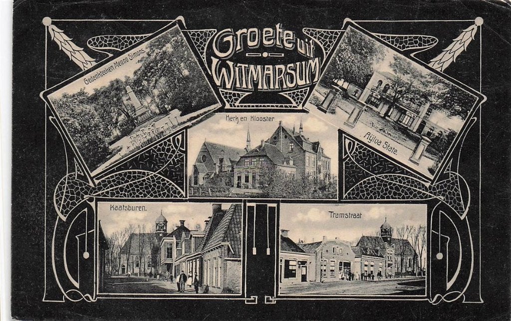 702-105-047 Witmarsum, Verzenden, Voor 1920, Friesland