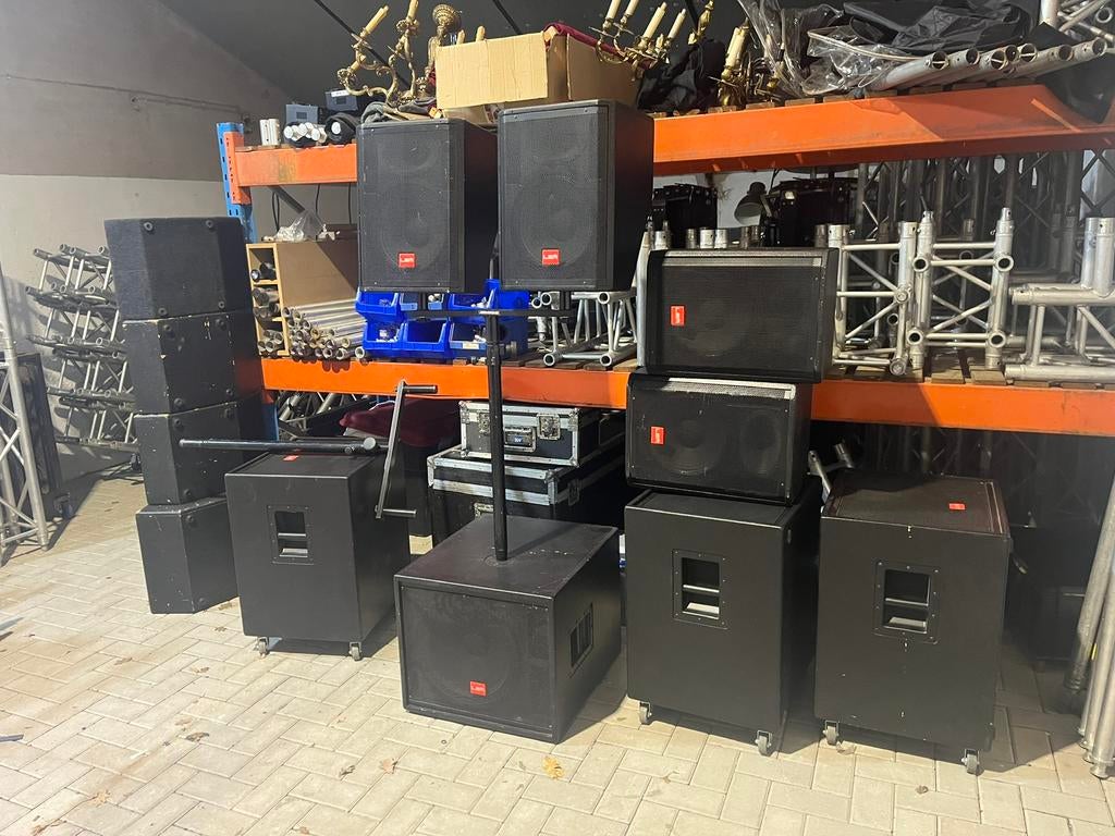 Lem speakers hercules 12 stuks, Audio, Tv en Foto, Luidsprekers, Overige typen, Zo goed als nieuw, 120 watt of meer, Ophalen