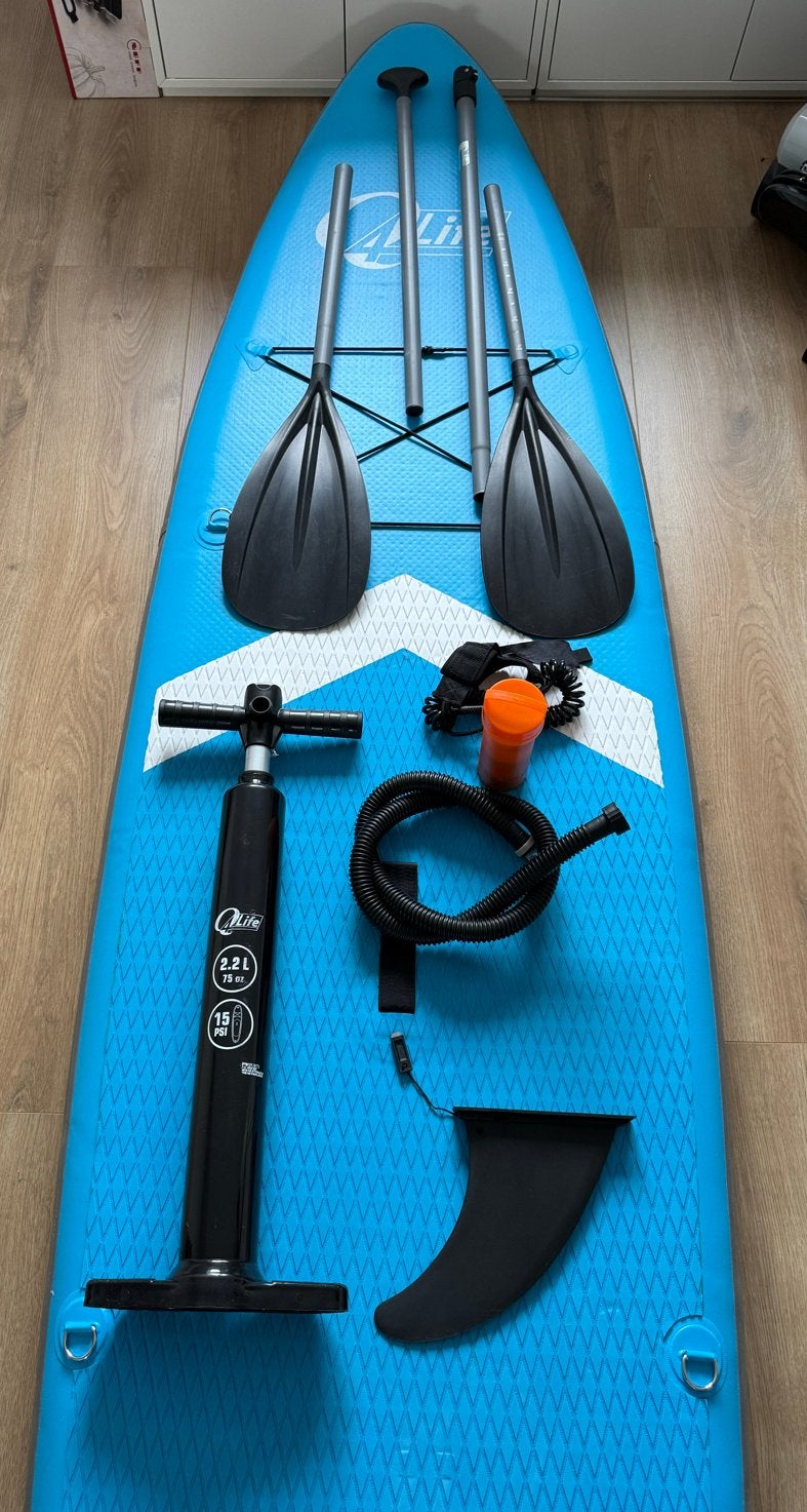 Foto 3 van SUP Board QLife: 320x76x15 met accessoires en rugzak