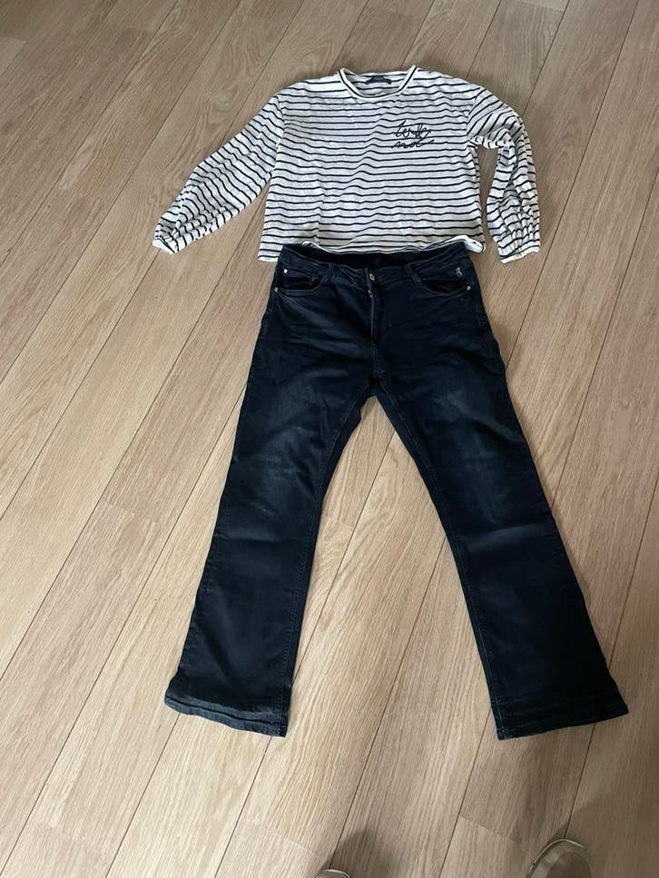Summum 42 jeans met omvouwbare pijpen max mara, Ophalen of Verzenden, Zo goed als nieuw, Blauw, W33 - W36 (confectie 42/44)