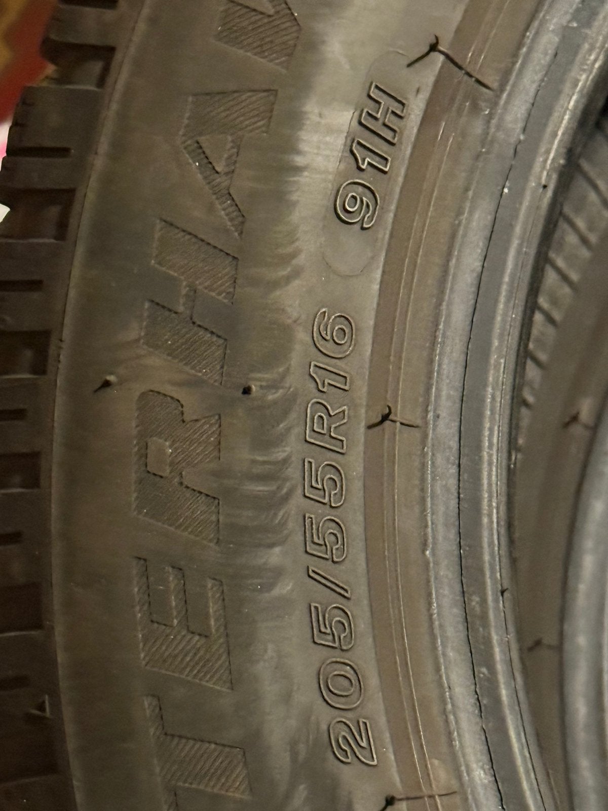 4x Firestone Winterhawk 4 Winterbanden - 205/55 R16 91H, Auto-onderdelen, Banden en Velgen, Ophalen, 16 inch, Band(en), 205 mm