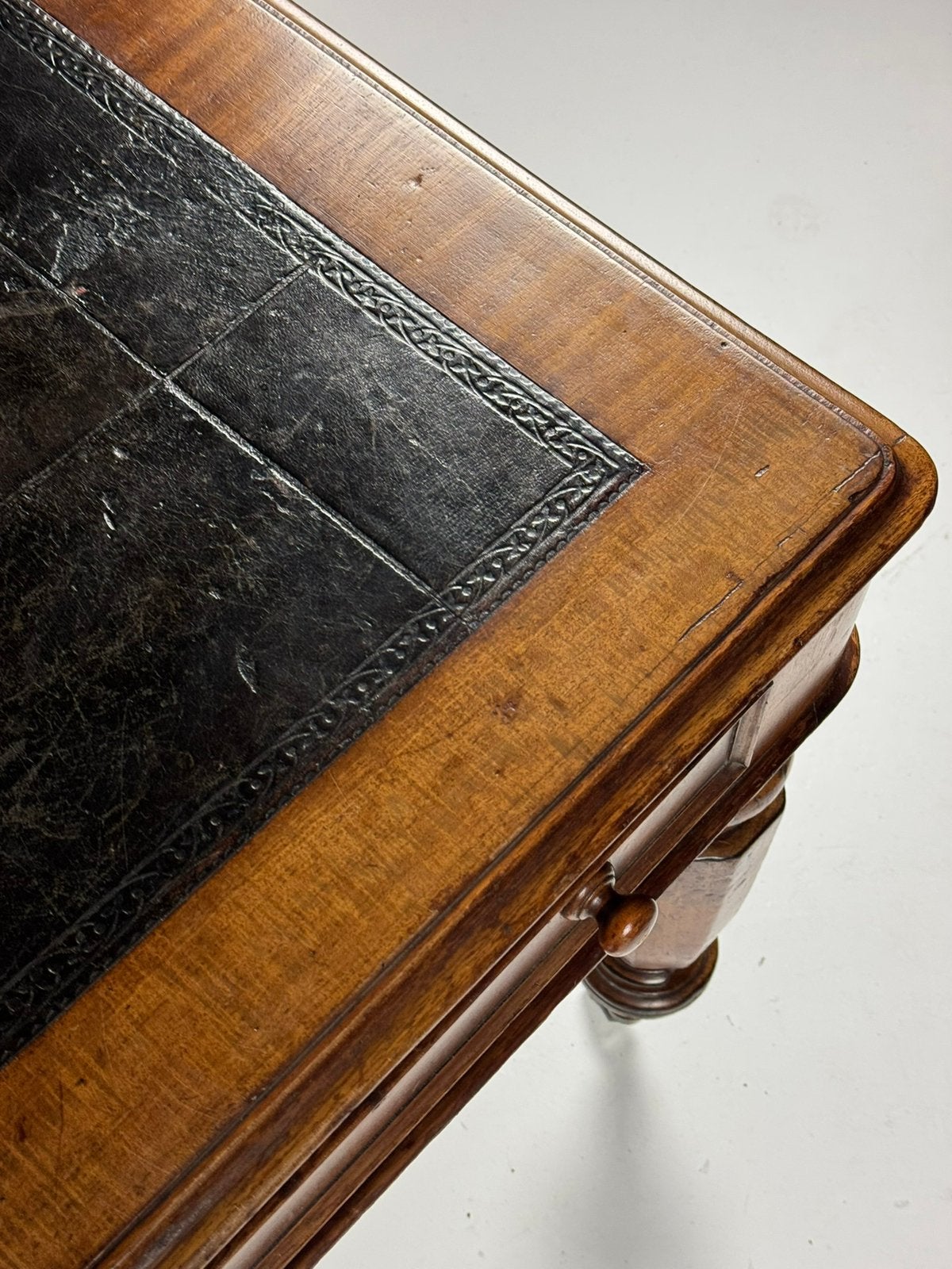 Engelse schrijftafel ca. 1900 antiek, Antiek en Kunst, Ophalen of Verzenden