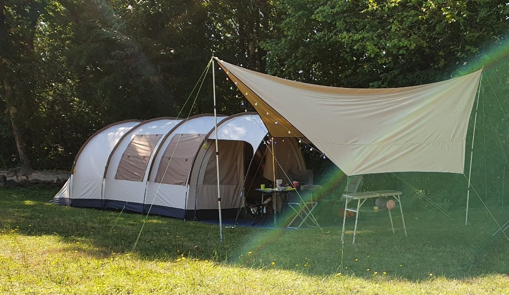 Eurotrail texas 5 boogtent, Caravans en Kamperen, Ophalen, Gebruikt, Tot en met 5
