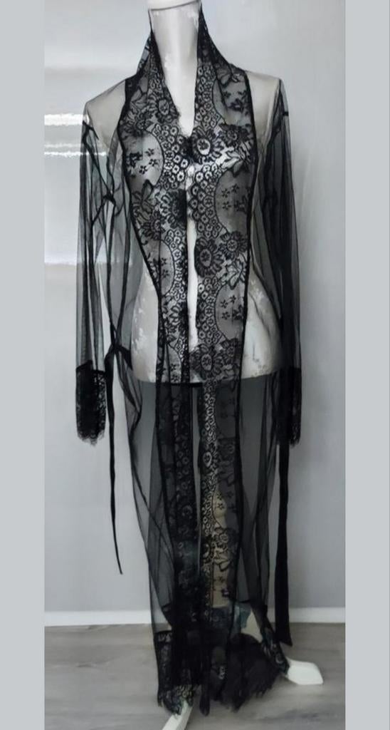 NIEUW  lange kanten kimono  maat L, Ophalen of Verzenden, Nieuw