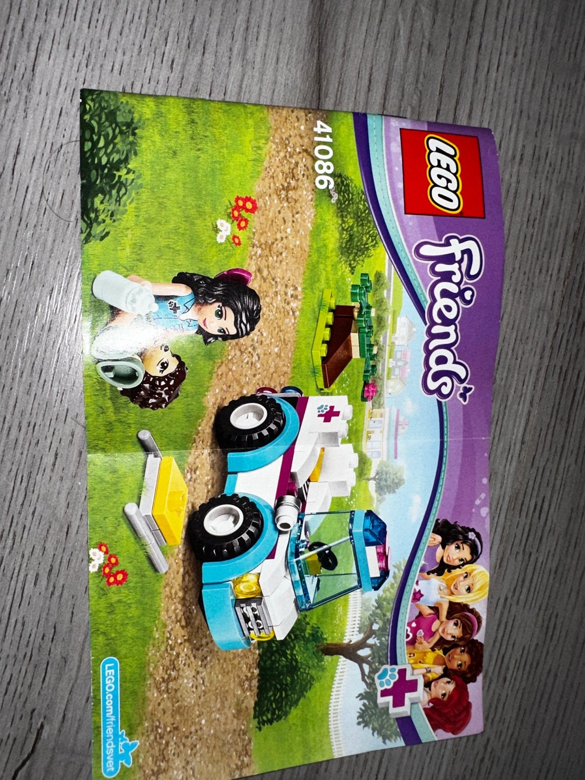 LEGO Friends 41086 Dierenambulance met Egel, Ophalen, Lego, Friends, Complete set