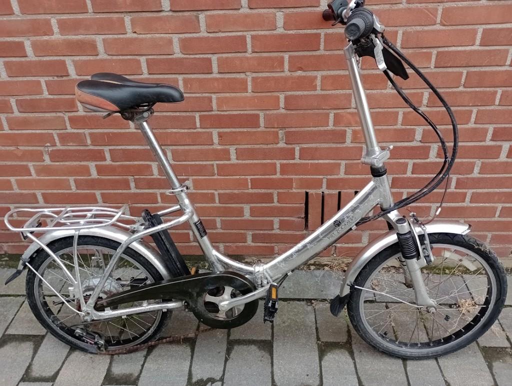 vouwfiets   opknappertje, Ophalen, 20 inch of meer, Gebruikt, Velgrem